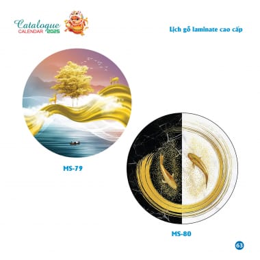 Lịch gỗ phù điêu cao cấp