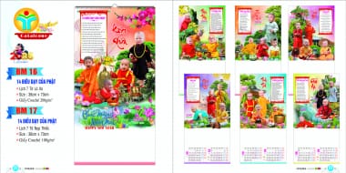 Lịch lò xo 2026 7 tờ Bình Dương