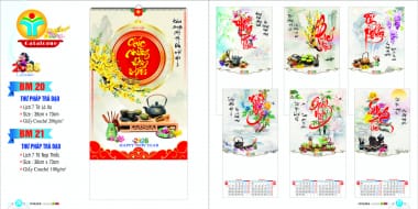 Lịch lò xo 2026 7 tờ Bình Dương