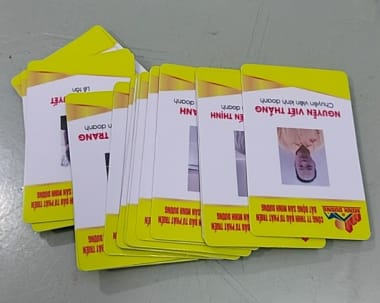 In thẻ nhân viên Bình Dương